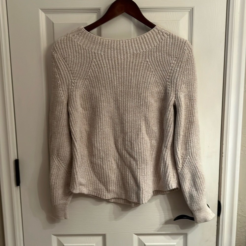 Sweater- oatmeal. Size small